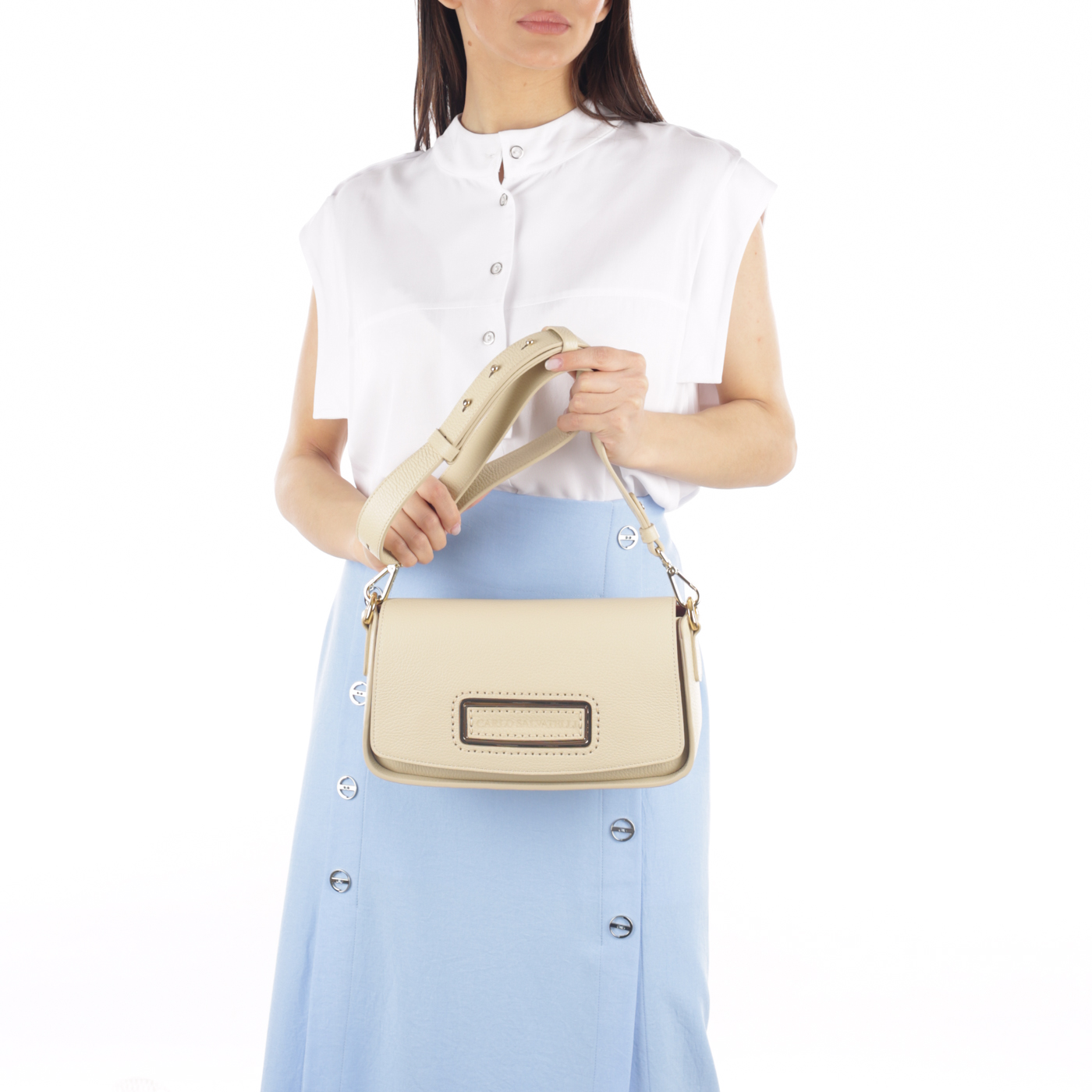 Сумка через плечо Carlo Salvatelli Petra gemma