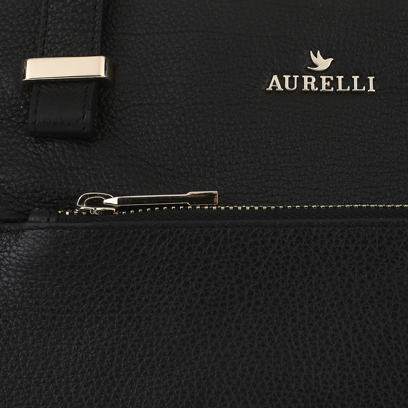 Кожаная сумка с тремя отделами Aurelli 