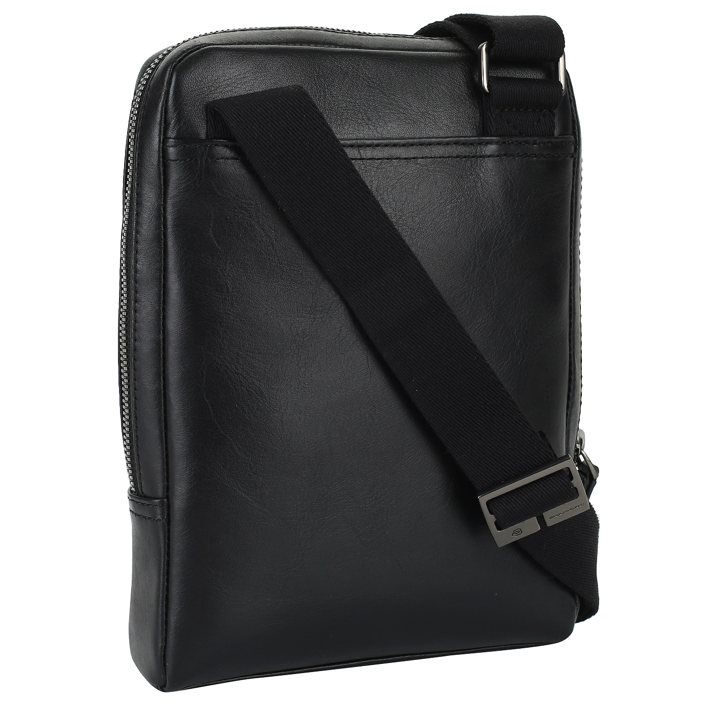 Мужская сумка-планшет из черной кожи Piquadro Pan