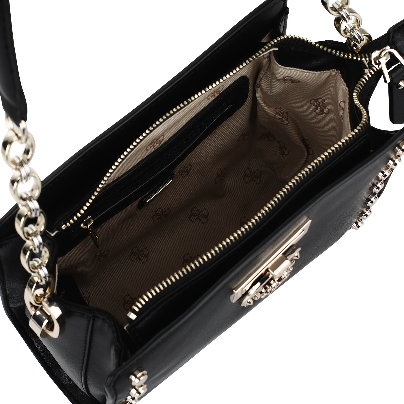 Черная сумочка через плечо Guess Marlene