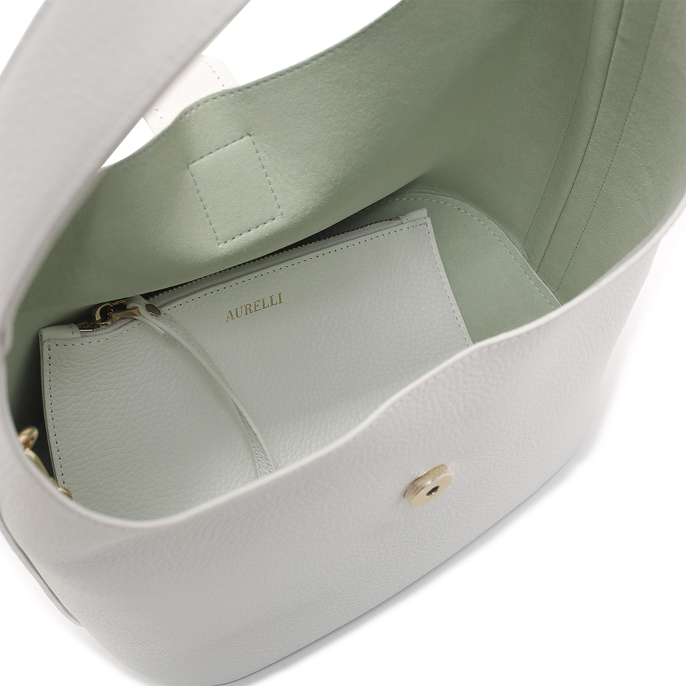 Кожаная сумка Aurelli Soft