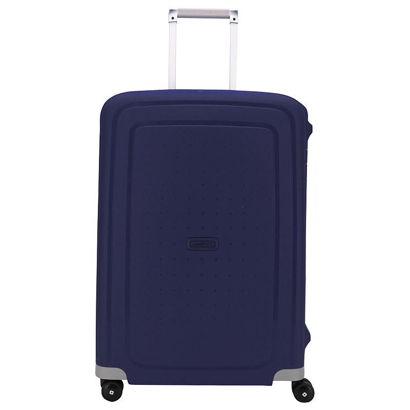 Синий чемодан с выдвижной ручкой Samsonite S’Cure