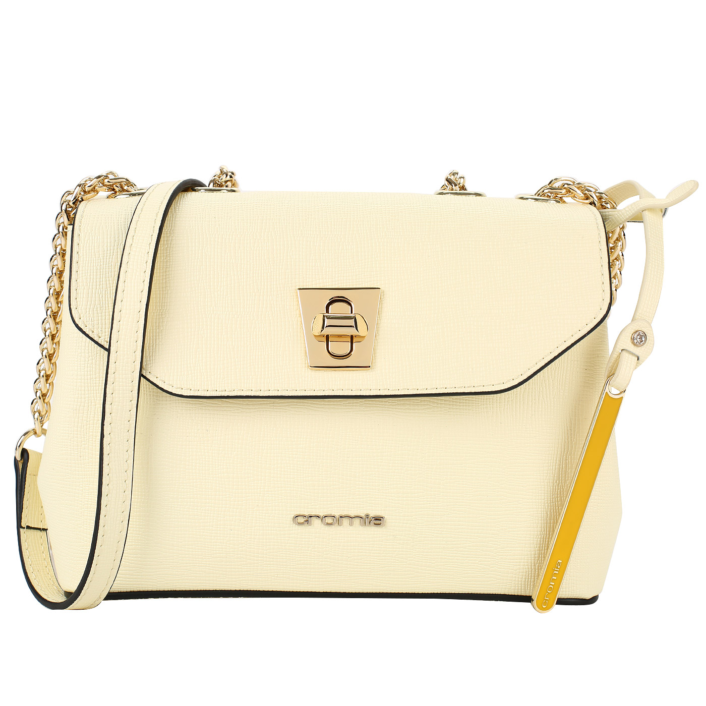 Cromia Женская сафьяновая сумочка с ремешком