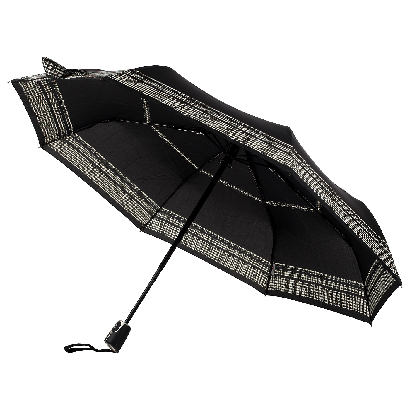 Черный зонт с узором Doppler 
