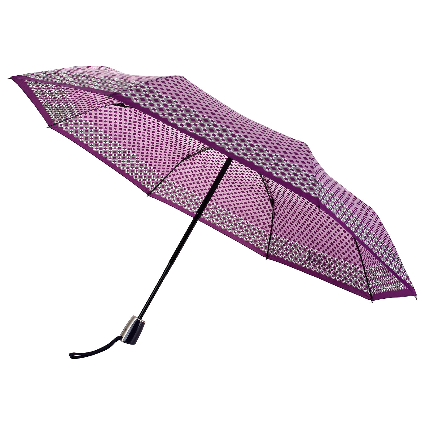 Узорчатый женский зонт в чехле Doppler 