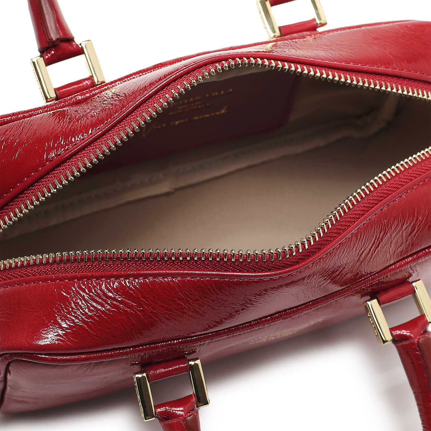 Кожаная сумка Christian Villa Athene Vernice