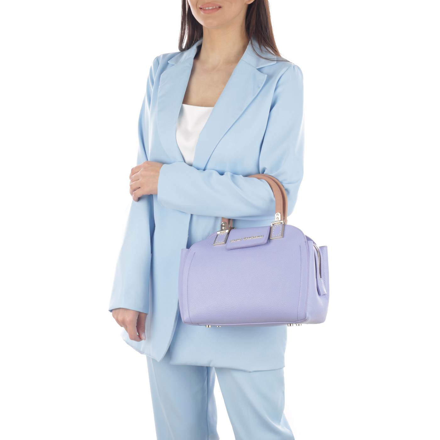 Кожаная сумка Carlo Salvatelli Swami gemma