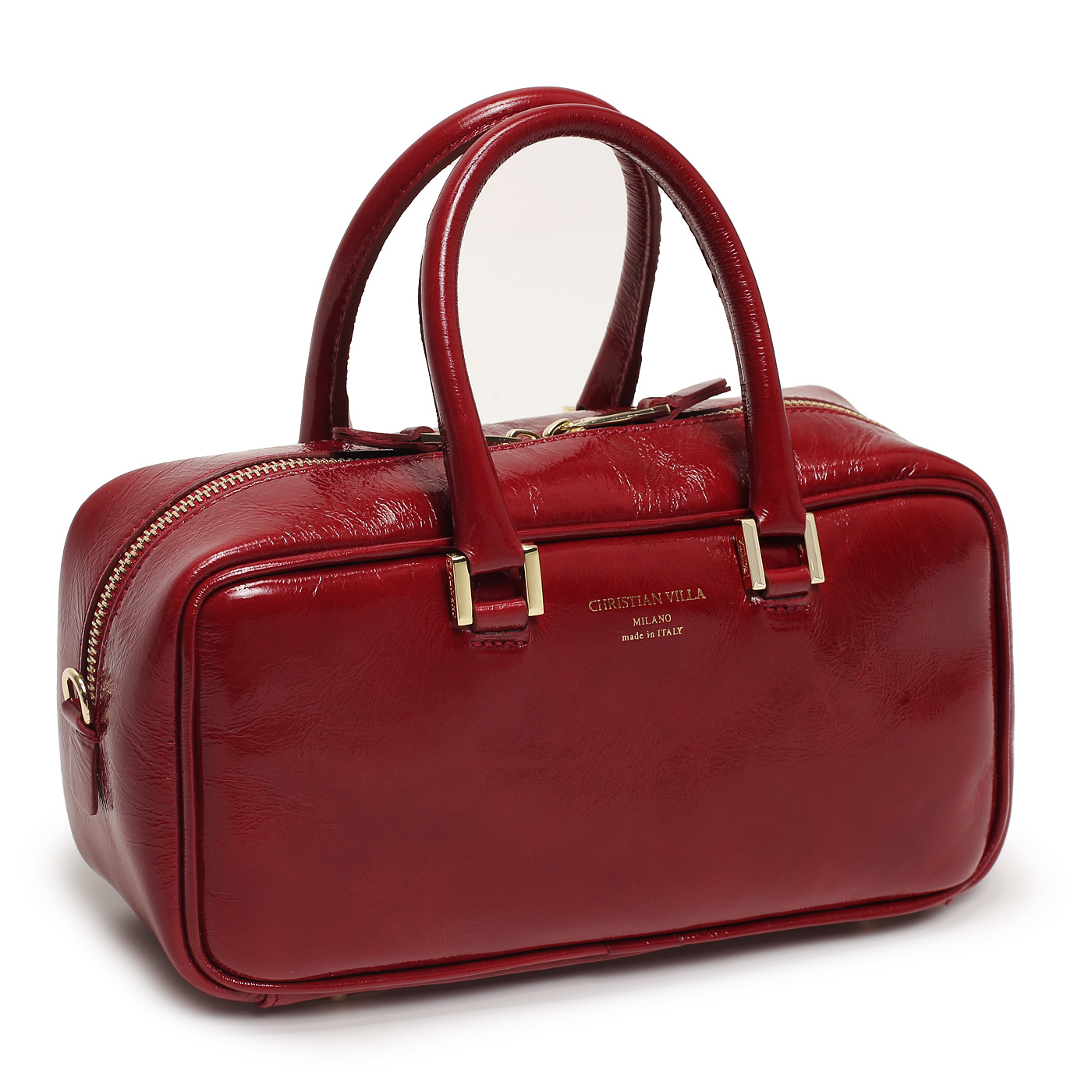 Кожаная сумка Christian Villa Athene Vernice