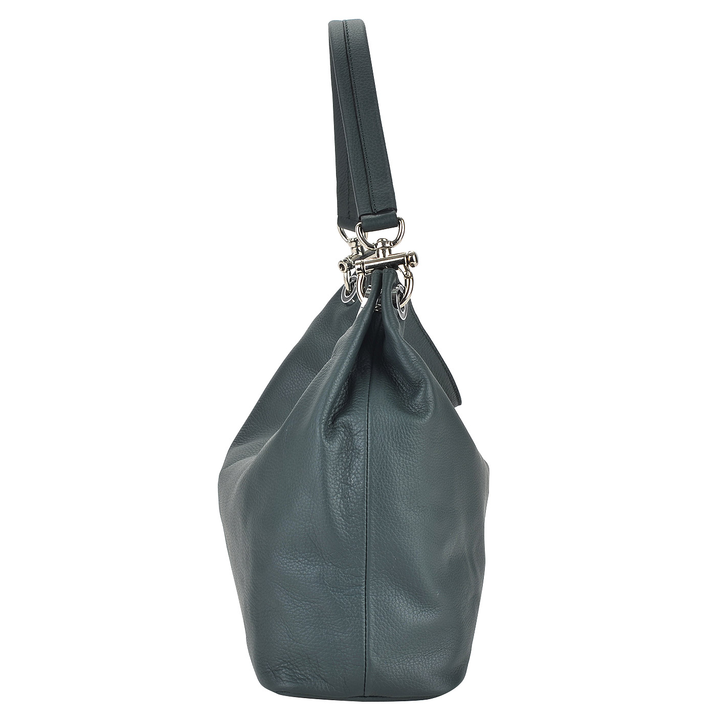 Вместительная женская сумка из мягкой зернистой кожи Chatte 