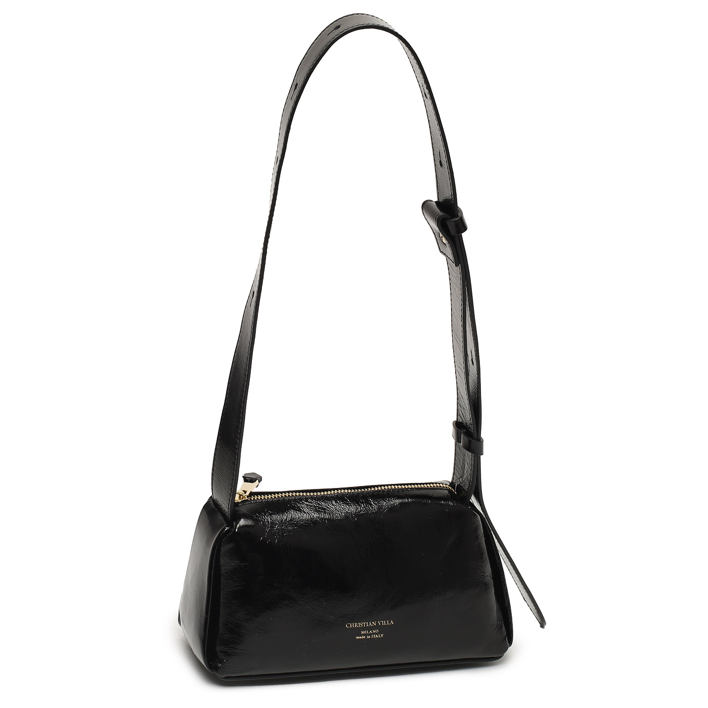 Кожаная сумка Christian Villa Athene Vernice