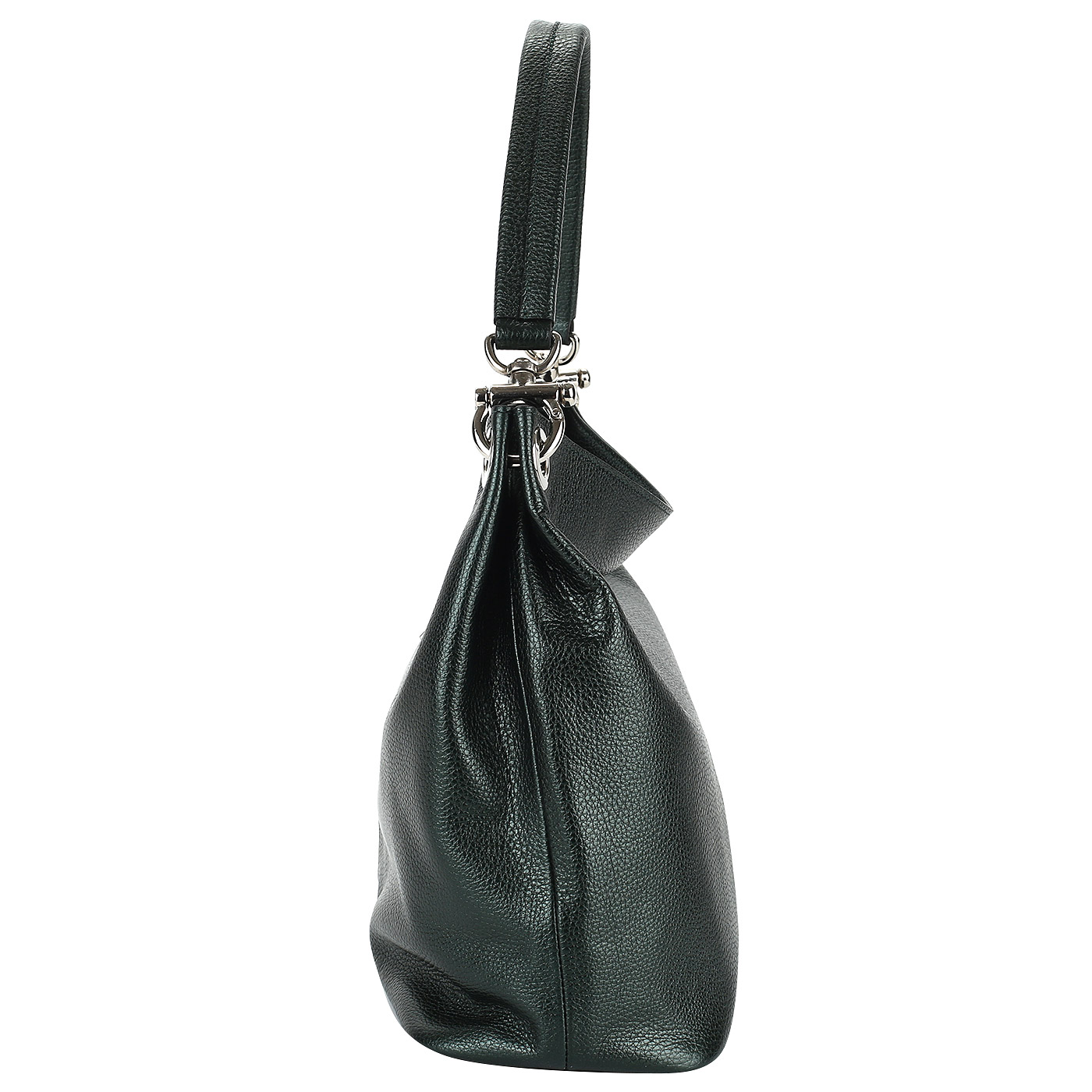 Женская сумка из металлизированной кожи Chatte 